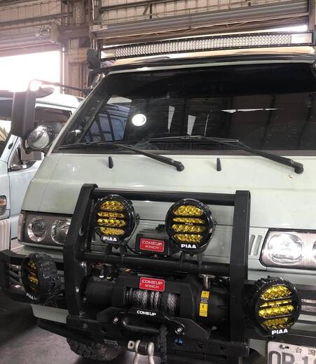 MITSUBISHI DELICA 得利卡 PIAA 輔助燈實裝案例 C031