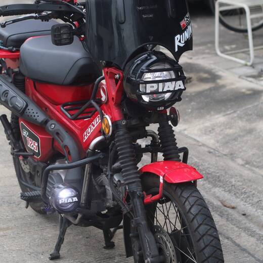 HONDA CT125 HUNTER CUB PIAA 輔助燈實裝案例 C047