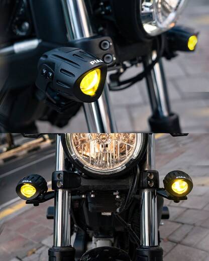 DUCATI SCRAMBLER PIAA 輔助燈實裝案例 C049
