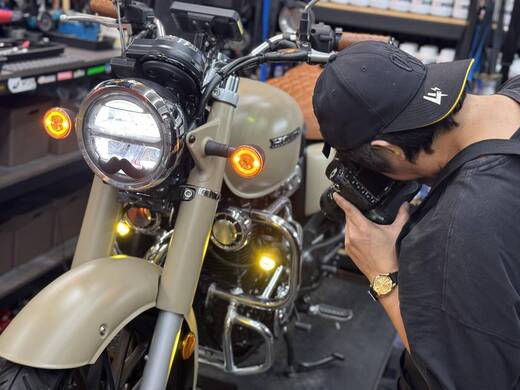 HONDA CB350 PIAA 輔助燈實裝案例 C051