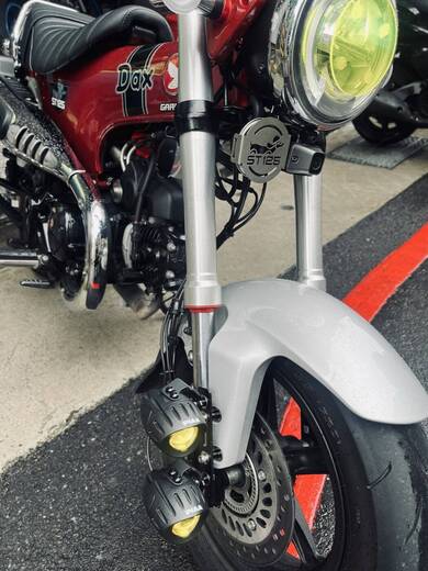 HONDA DAX125 PIAA 輔助燈實裝案例 C057