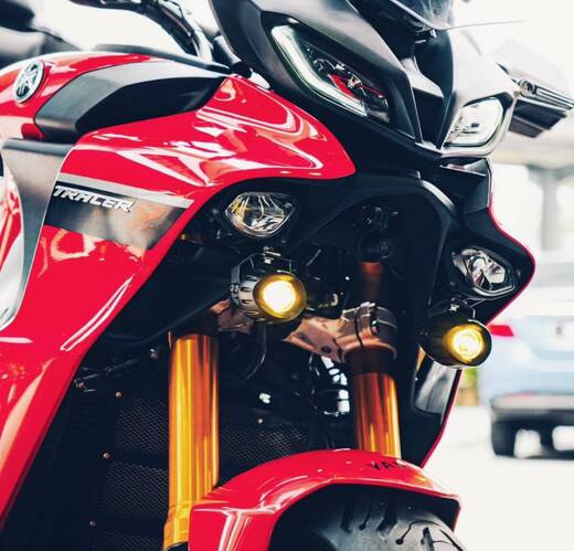YAMAHA TRACER 9 GT PIAA 輔助燈實裝案例 C084
